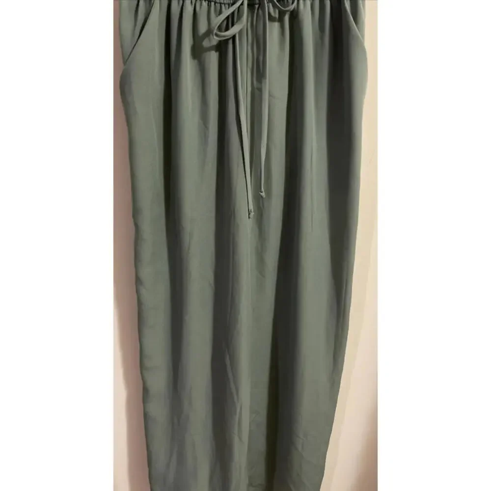 Bebop Womens Small Green Elastic Waist Pant Style Sleeveless Jumpsuit! A1388 - Picture 7 of 9